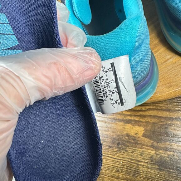 Nike Air Max 2017 Black White Anthracite Shoes Men's Size 12 849559-404 - Picture 8 of 9